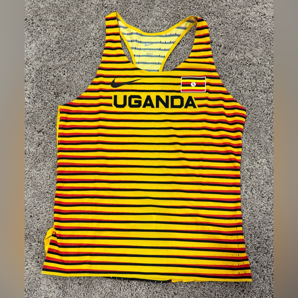 Nike Pro Elite 2022 Uganda Running Singlet Tank Made In Usa Womens Sizes